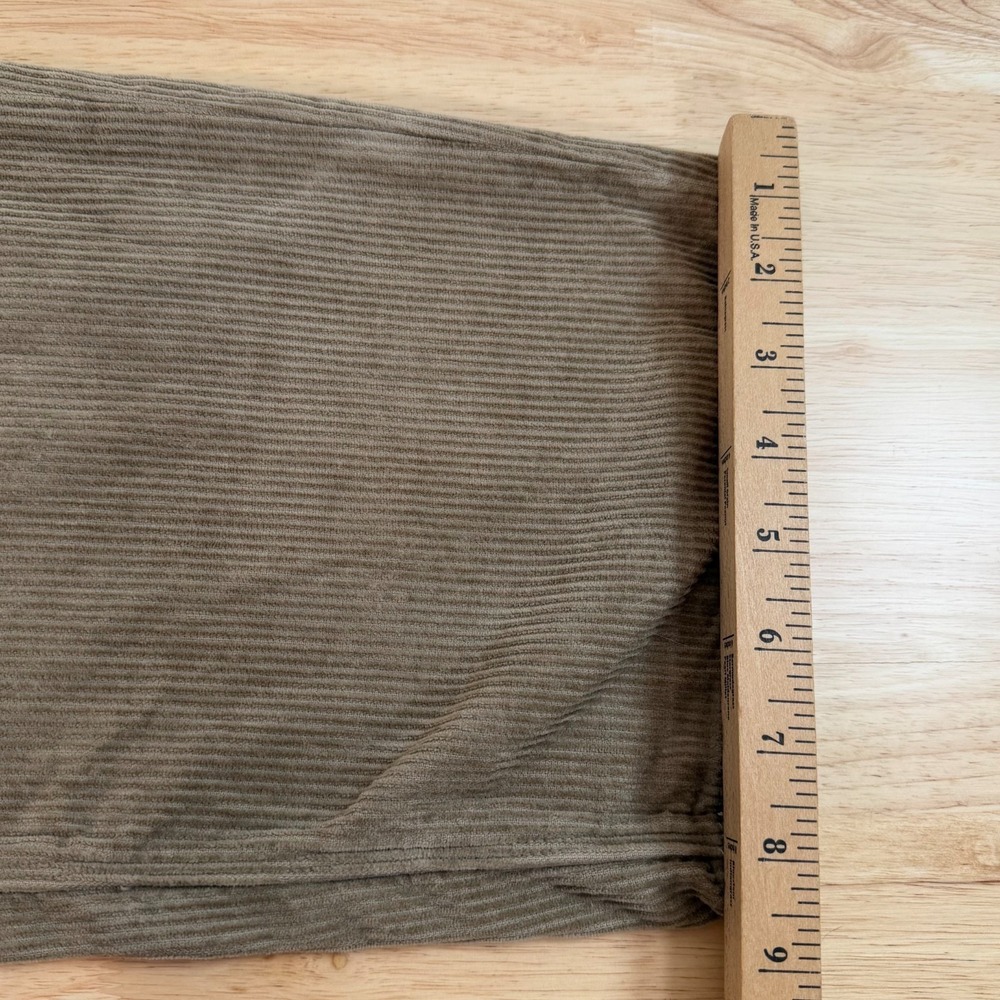Volcom Billow Cord Loose Tapered Pants Men's Khaki Corduroy High Rise - 27 - Picture 15 of 15